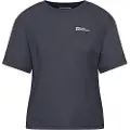 Jack Wolfskin Vonnan Crop Kortarmet T-skjorte