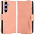 Mtp Products Samsung Galaxy S25 Kortholder Lommebokveske - Rosa