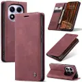 CASEME Xiaomi Redmi Note 14 Pro 4G Caseme 013 Series Lommebok-deksel - Vinrød