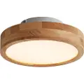 QAZQA Skandinavisk taklampe tre 30 cm inkl. LED dimbar - Pecker