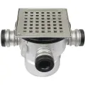 Blücher 110 mm afløbsskål til beton, med studs, lodret, flex