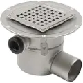 Blücher 75 mm afløbsskål t/smøremembran, m/studs, vandret, flex