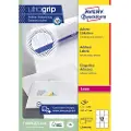 Avery - Hvit - 63.5 x 72 mm 1200 etikett(er) (100 ark x 12) adresselapper