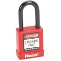 Panduit PSL-8, Tradisjonell, Nøkkellås, Rød, Aluminium, 4 cm, 4,5 cm