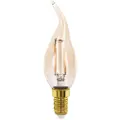 Eglo - LED-filamentlyspære - form: CF35 - E14 - 4 W (ekvivalent 32 W) - klasse G - varmt hvitt lys - 2200 K - ravgul