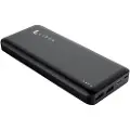 Lippa 26.800 mAh Powerbank 60W USB-C PD & QC USB-A Output - Black Nødlader - Svart - 26800 mAh