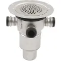 Blücher 75 mm afløbsskål til vinyl, med studs, lodret
