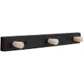 Home > It HOME It knagerække med 3 knage 28 cm sort/natur knage bøg