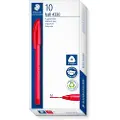 Staedtler Ballpoint pen ball 4320 10 pcs M red