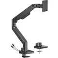 Dutzo Skjermholder for 1 skjerm (opptil 49") - Heavy Duty med USB A & C-porter - Svart