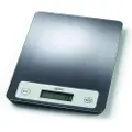 Zyliss E970048, Elektronisk kjøkkenvekt, 5 kg, Metallisk, Rustfritt stål, Rektangel