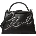 Karl Lagerfeld for woman. A3W30044 Signature studded bag small black (OSFA), Casual, Leather