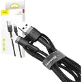 Baseus Cafule USB Lightning Cable 2.4A 0.5m (Gray+Black)