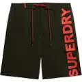 Superdry for man. M3010238A Classic green swimming costume (XXL), Beachwear, Recycled Polister, Sustainable