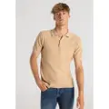 Victorio & Lucchino , V&L for man. 630427220 Lightweight knitted short sleeve polo shirt brown (XXL), Casual, Cotton