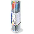 Staedtler triplus - Fineliner - assorterte farger - vannbasert blekk - 0.3 mm - superfin (en pakke 12)