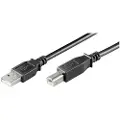 Pro USB-A <-> USB-B 2.0 - 1.8m - Svart