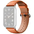 Xiaomi Smart Band 9 Pro/8 Pro Leather Quick Release Strap - Coral / Orange