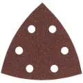 Bosch Accessories 2609256A50 Deltaslibepapir med burrebånd, perforeret Kornstørrelse 80 Hjørnemål 93 mm 5 stk