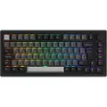 AKKOGEAR 5075B Plus-S Black & Silver - V3 Blue Pro - Gamingtastatur - Uten numpad - Universal - Svart