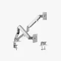 Alterzone Arm Chroma Duo Monitorarm, Hvit