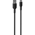 Puro USB til USB-C kabel 1,5m svart