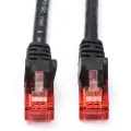 Pro goobay - Nettverkskabel - RJ-45 (hann) til RJ-45 (hann) - 5 m - UTP - CAT 6 - formstøpt, uten hindringer - svart
