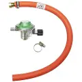Cozze  regulatorsett med slange 0,5 meter, regulator og strammebånd