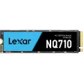 Lexar SSD|LEXAR|NQ710|500GB|Heatsink M.2|PCIe Gen4|NVMe|Skrivehastighet 1700 MBytes/sek|Lesehastighet 4400 MBytes/sek.|TBW 170 TB|MTBF 150000 timer|LNQ710X500G