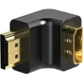 Sinox HDMI 90° vinkel. Sort