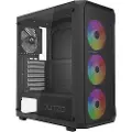 Dutzo C321 Mesh TG ARGB - Kabinett - Miditower - Svart