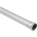 Blücher rustfri lige rør med muffe - Ø50 mm i længde 2000 mm - AISI304/EN1.4301