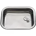 Juvel Barents vask 48x34 cm, mat overflade med prop og overløb
