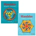 Forlaget Unicorn Mandalas malebøger - Vilde Dyr & Dinosaurer - 2 stk.