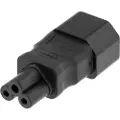 Deltaco DEL-1011, C14, 250 V, 2,5 A, Sort