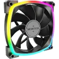 Montech RX120 PWM BK - Reverse - Kabinettvifte - 120mm - Svart med RGB LED-lys - 27 dBA