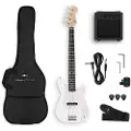 Gear4Music VISIONSTRING 3/4 Bassgitarpakke Hvit