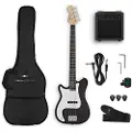 Gear4Music VISIONSTRING Venstrehendt Bassgitarpakke Svart
