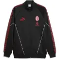 Puma AC Milan KING Anthem Jacket Men, Clothing, Black/Red, 3XL