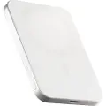 Teknikproffset Slim Qi2 Aluminium Powerbank 5000 mAh - White Nødlader - Hvit - 5000 mAh