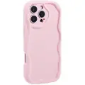 Mtp Products iPhone 16 Pro Candy Color Wavy TPU-deksel - Rosa