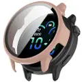 Mtp Products Garmin Vivoactive 6 Plastdeksel med Skjermbeskytter - Rosa