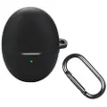 Mtp Products Huawei FreeBuds 6 Silikondeksel med Karabinkroken - Svart