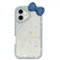 Mtp Products iPhone 16 Sløyfe- og Strass-epoksy deksel - Blå