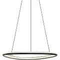 QAZQA Design Pendellampe Sort 3-Trinns Dimbar - Organico
