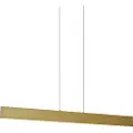 QAZQA Moderne pendellampe messing inkl. LED 3-trinns dimbar Easylift - Straight
