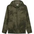 Puma TAD ESSENTIALS AOP Woven Jacket Men, Clothing, Dark Olive, XL