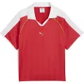 Puma T7 Relaxed Football Jersey Women, Clothing, Red, L
