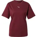 Puma ESS Relaxed Tee Women, Clothing, Ruby Shimmer, S
