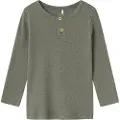 Name it Ribb Knapp Langermet Topp